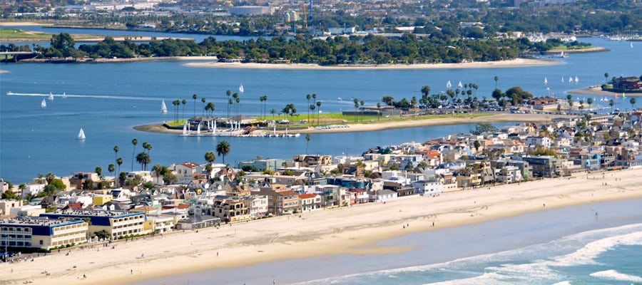 Mission Beach, San Diego, California. One of California's best beach towns.