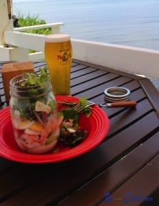 Cobbs Salad Mason Jar Surfers Zushi Beach Japan-imp