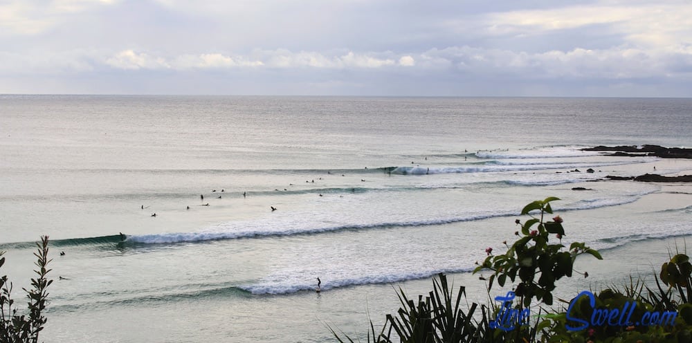 Often packed to the gills, Snapper Rocks is a surf mecca. It can be a bit of a hustle and scratch to get a wave but once you are in its long....It's not uncommon to see pro's in the water here. 3x World Champ Mick Fanning was tearing up the Snapper Reserve.